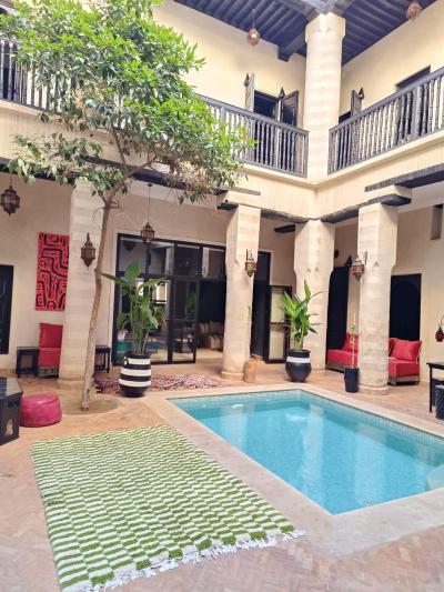Luxury Riad with Pool & Double Terrace for Sale – Palais Bahia, Medina of Marrakech